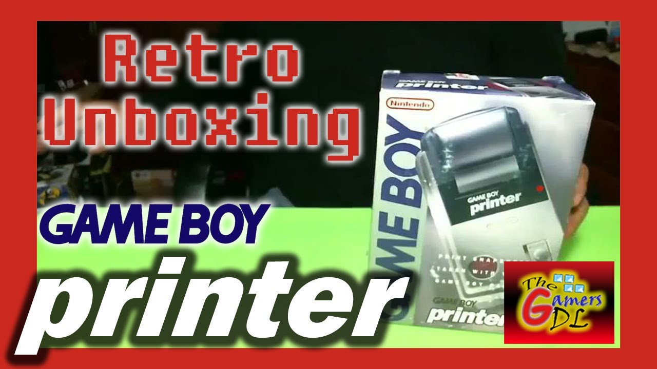 Unboxing Nintendo Game Boy Printer