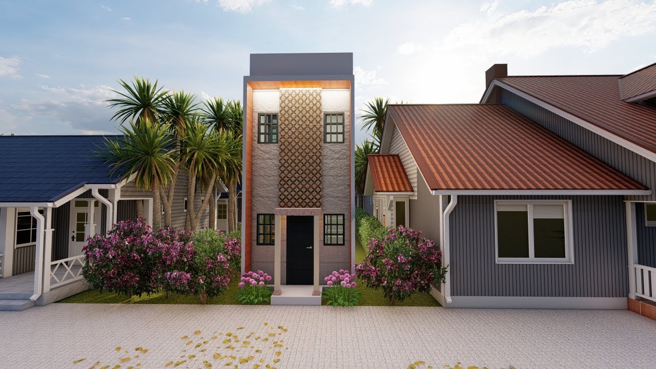 CASA PEQUENA DE 3x6 METROS Pequeña casa de 3x6 metros Small house of 3x6 meters micro house design