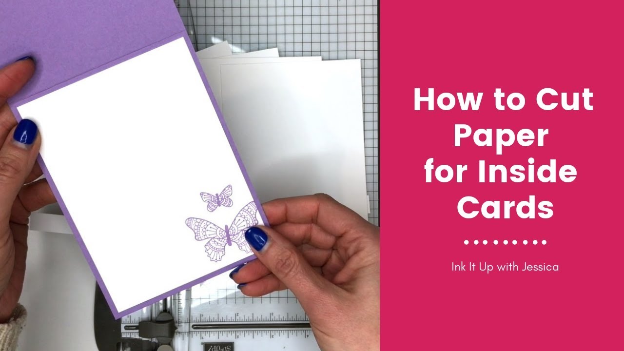 How to Cut Paper for Inside Cards