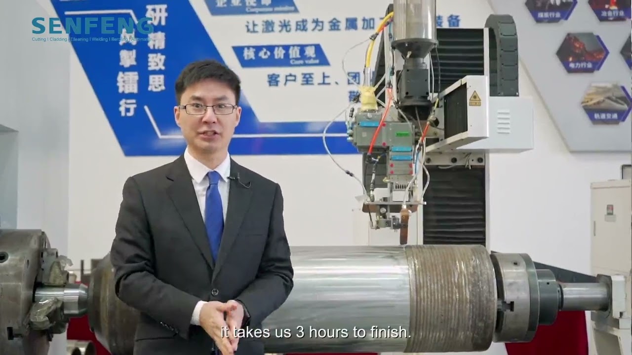 Laser Cladding Machine Test Samples - Introducing hydraulic rod laser cladding Ray