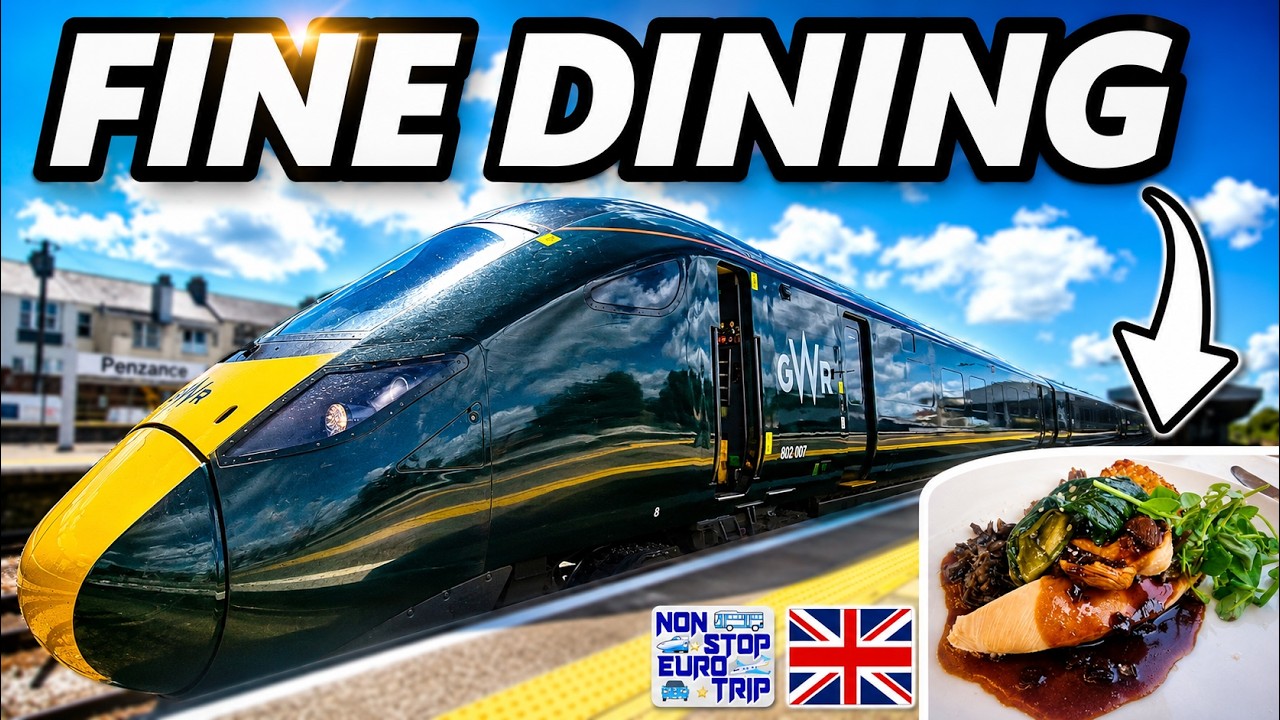Роскошный поезд-ресторан Pullman компании GWR из Плимута в Лондон (ВАУ!)