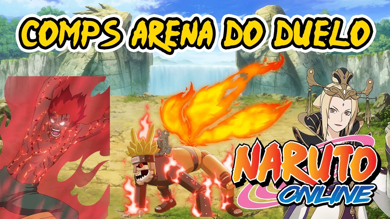 MELHORES Comps Arena do Duelo - Naruto Online