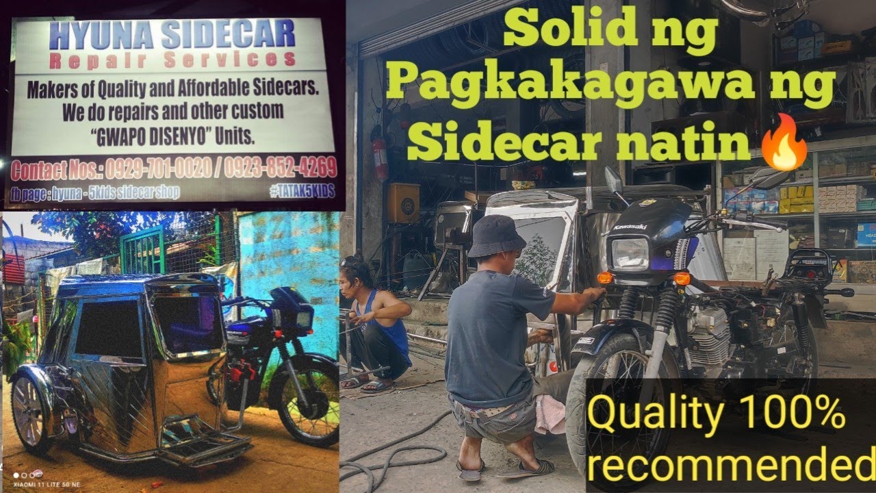 Gawa na yung Sidecar ng tricycle natin🔥 Gawang Hyuna Sidecar (Mallaria Caloocan)