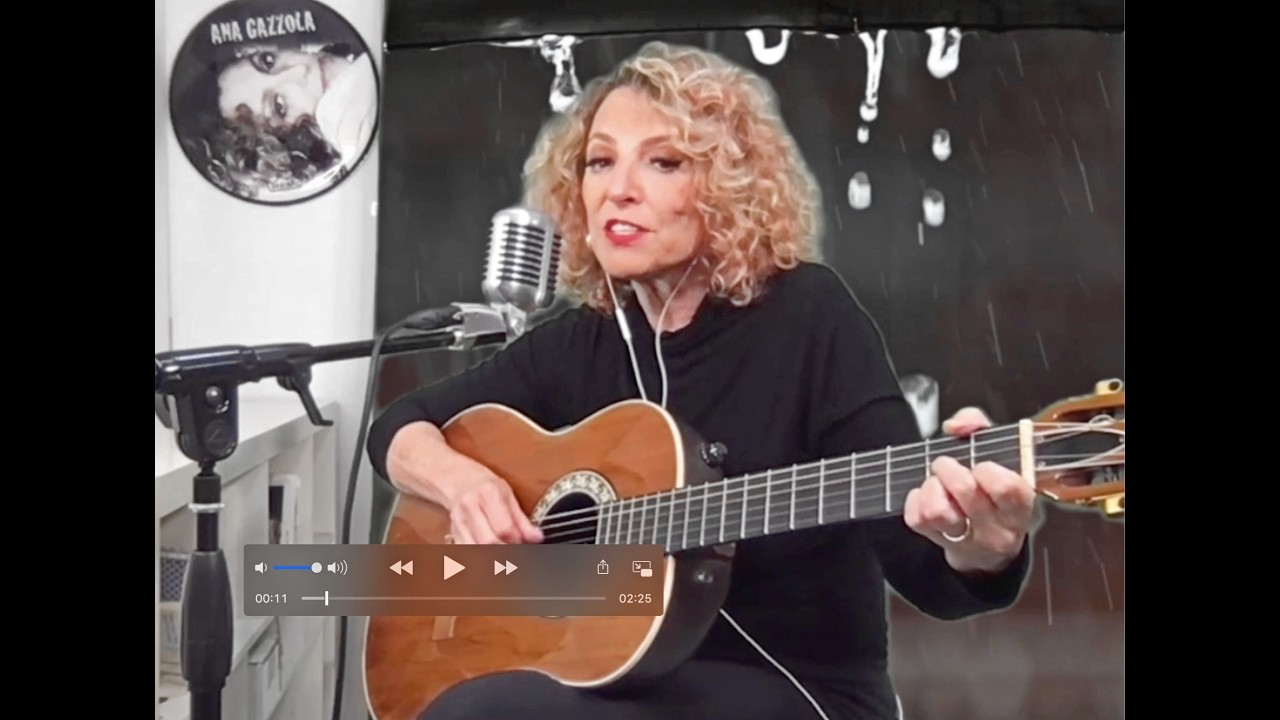 Ana Gazzola Raindrops keep Falling on my Head