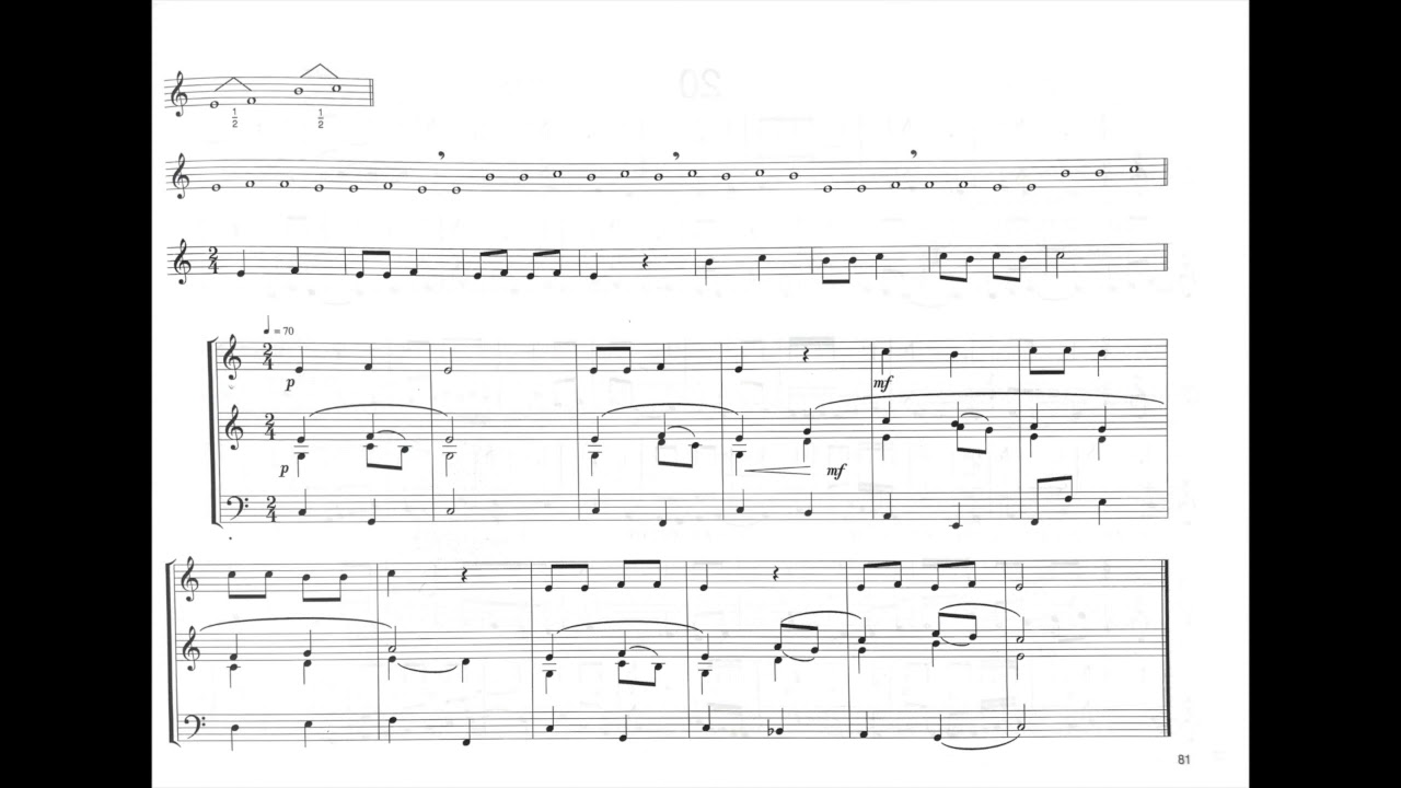 El lenguaje de la música 1º. Lección 19