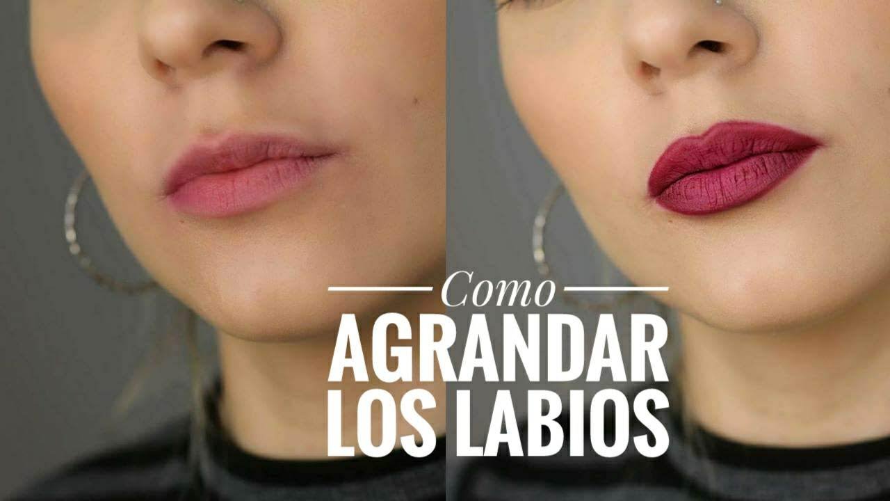 COMO AGRANDAR LOS LABIOS CON MAQUILLAJE | LABIOS GRANDES Y VOLUMINOSOS