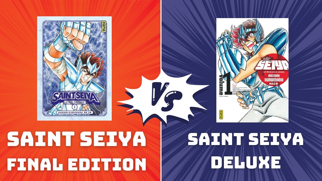 Comparatif Saint Seiya Final Edition VS Deluxe