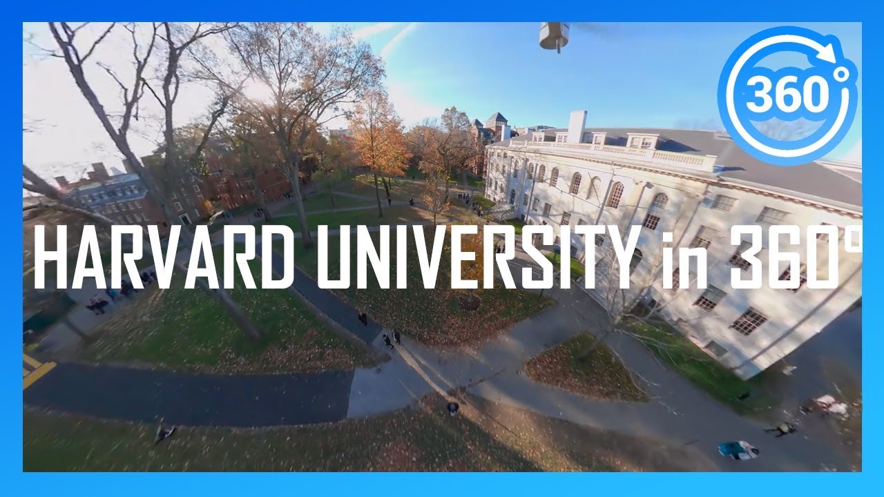 [2020] HARVARD UNIVERSITY in 360° (drone/walking/driving campus tour)