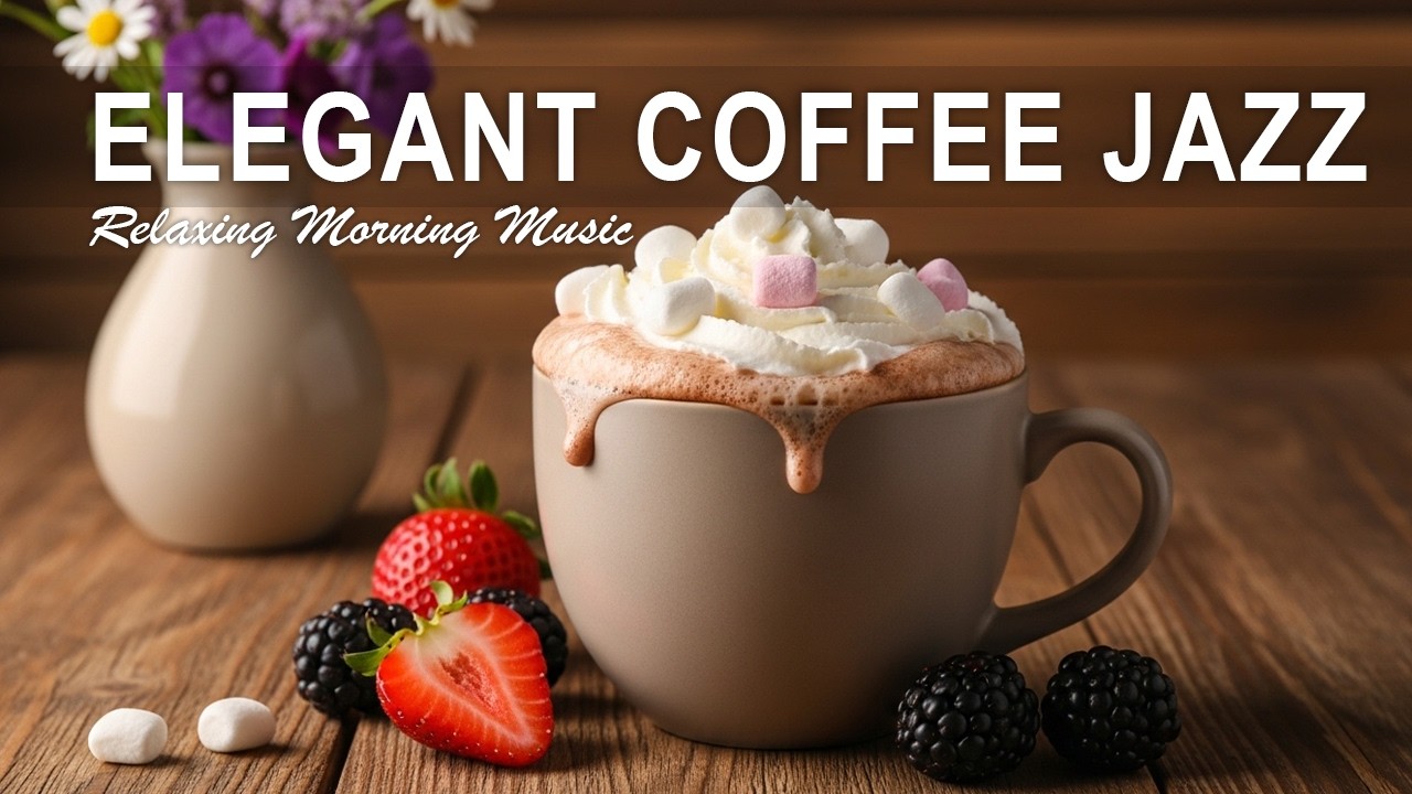 Elegant  Caffee Jazz ☕ Smooth Jazz & Bossa Nova for Relax, Work & Cozy Evenings
