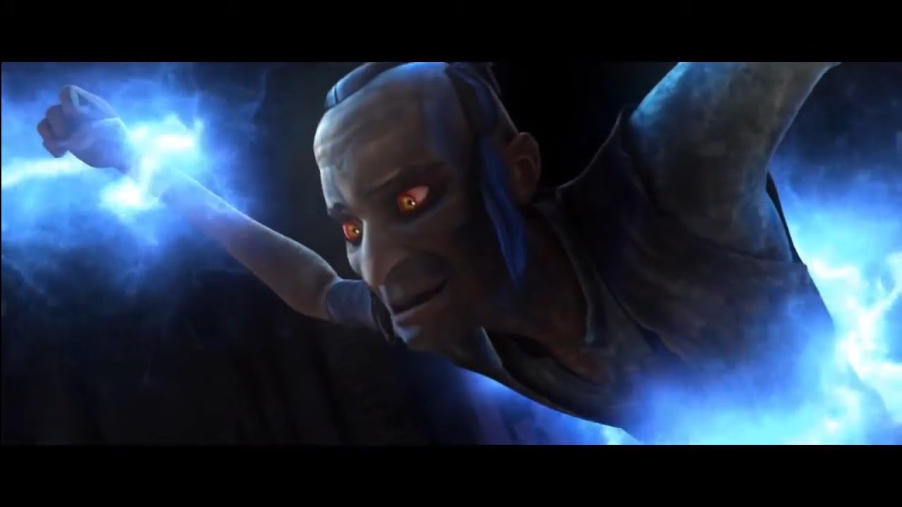 Star Wars The Clone Wars - Meister Yoda spricht mit Meister Sifo Dyas