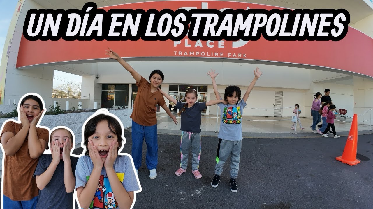 UN DÍA EN LOS TRAMPOLINES CON MIS PRIMOS 🥰😱