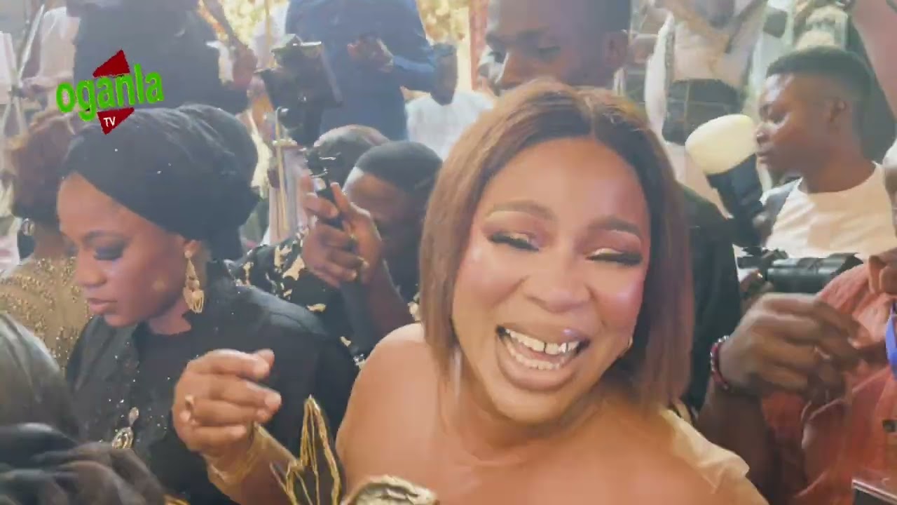 SEE MOMENT MC OLUOMO & TUNDE PERRY ARRIVED FATHIA BALOGUN 57TH BIRTHDAY PARTY 