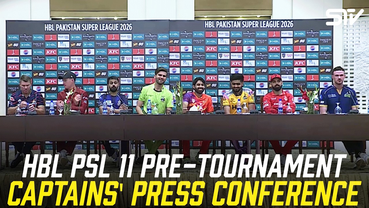 HBL PSL 11 Pre-Tournament Captains' Press Conference | PCB | MA2K