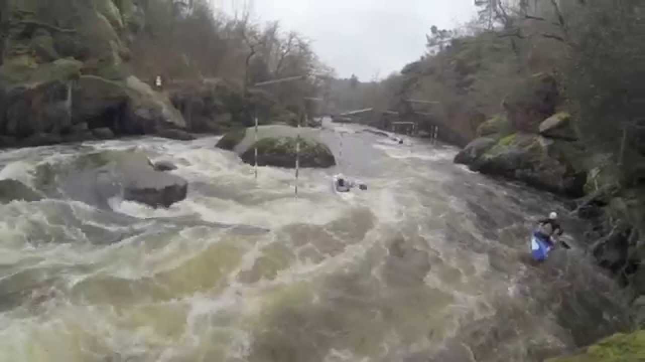 Roches du Diable - entrainement canoë kayak slalom - 19-01-13