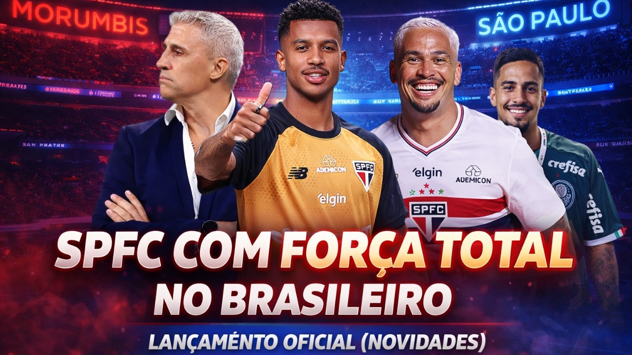 SPFC PODE SURPREEDER NO BRASILEIRO - MEIA ATACANTE PODE CHEGAR - A POLÊMICA DA NOVA CAMISA É DEMAIS