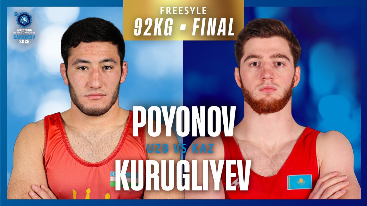 Sherzod POYONOV (UZB) vs. Kamil KURUGLIYEV (KAZ) | U20 WORLD CHAMPIONSHIPS 2025 | FS 92kg Gold Medal