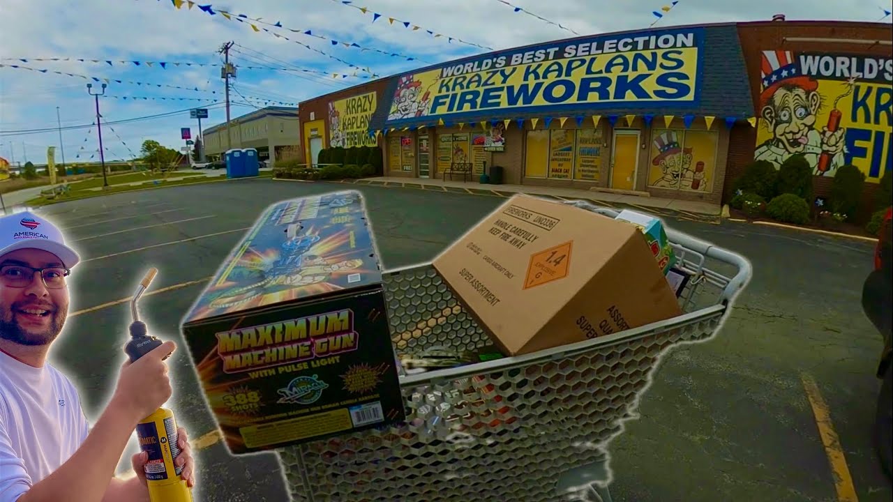 26,000 SQUARE FOOT FIREWORK STORE - KRAZY KAPLAN’S