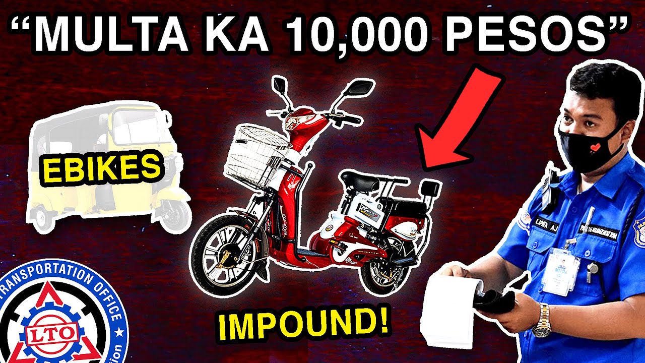 E-BIKES, HUHULIHIN NA ANG WALANG LISENSYA