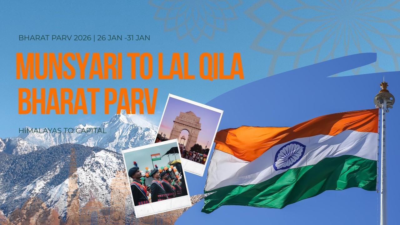 From Border Himalayas to India’s Capital 🇮🇳 | Bharat Parv 2026 Lal Qila Vlog