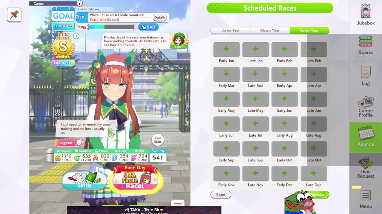 Sunday Stream some uma dailies then doing wow pre expansion event and osu!