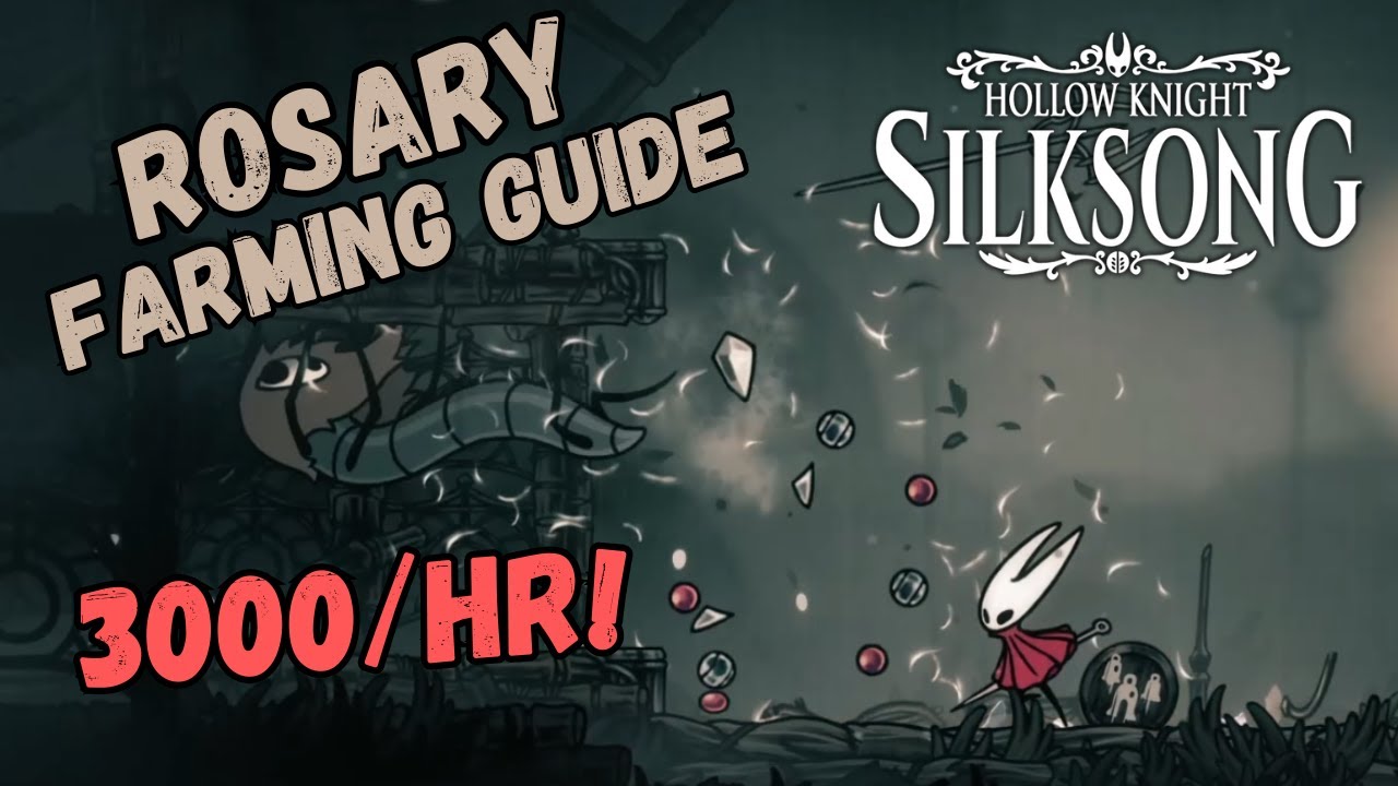 Silksong Rosary Farming Guide - 3000/hour! Midgame Greymoor Farm