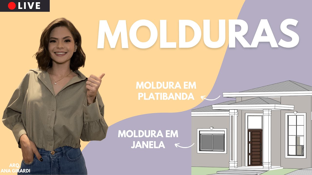 Como criar molduras em janela e fachada no Revit | Live 110 #RevitnaPrática