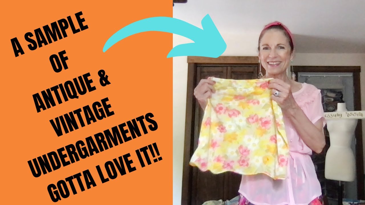 A Glimpse of Undergarments from the Past : Antique and Vintage Foundation Garments SD 480p