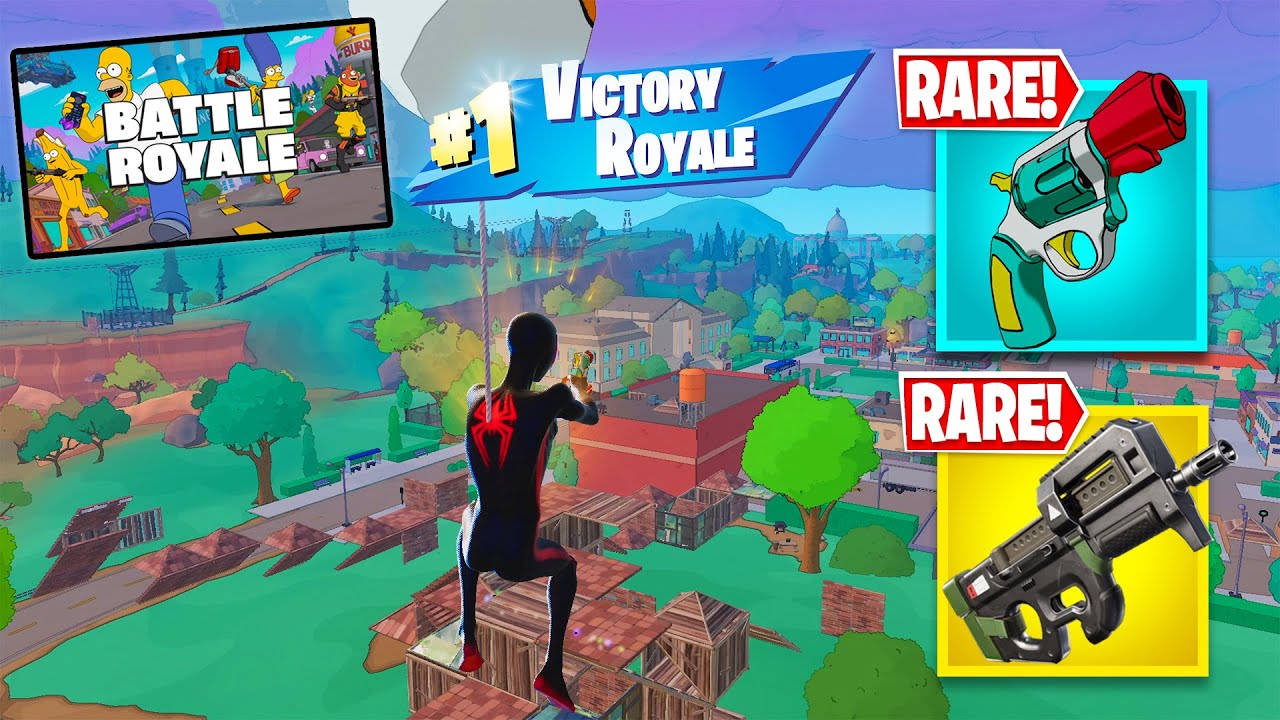 Fortnite Simpsons | High Kill Solo RANKED Win Full Gameplay (Keyboard & Mouse)
