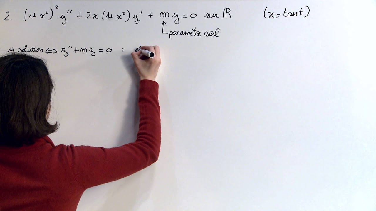 Exercice 10 (Equations différentielles) [07000]