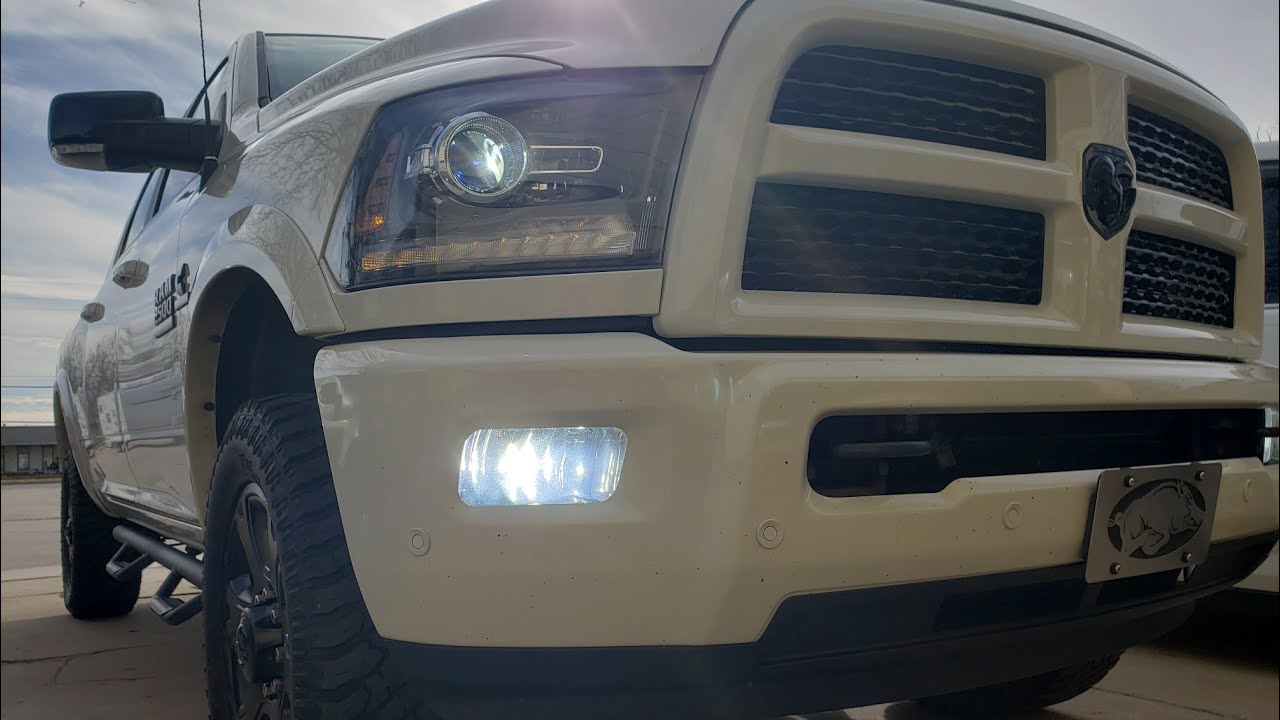 DIY: 2016 Ram 2500 Diesel LED and HID Upgrade. *HUGE DIFFERENCE*