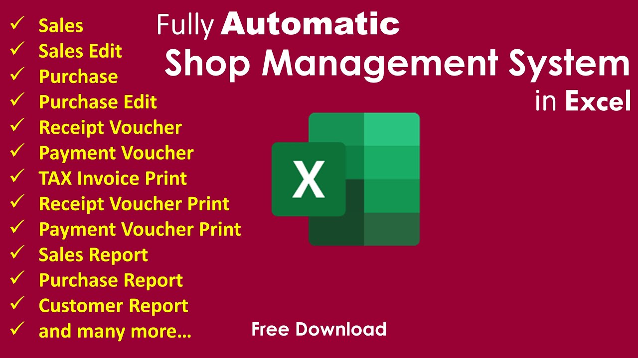 Excel's Fully Automatic Inventory Management System (with Free Download!)