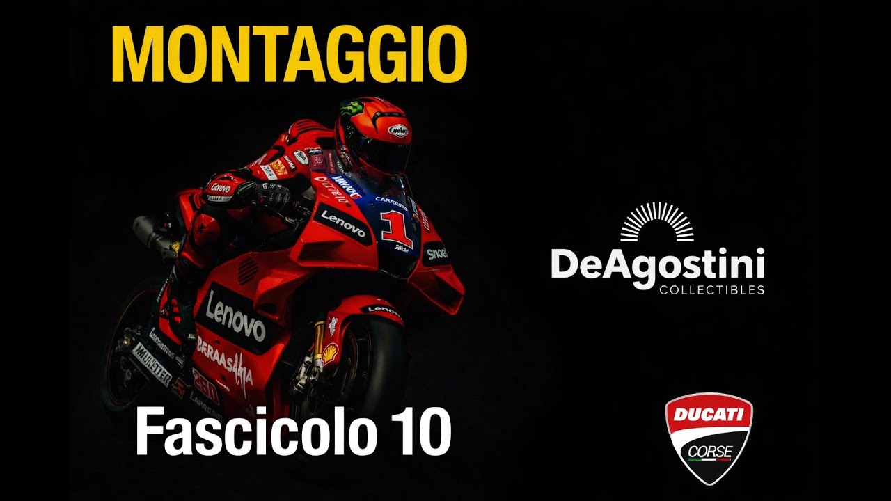Ducati Desmosedici GP 2023 De Agostini | Montaggio Fascicolo 10