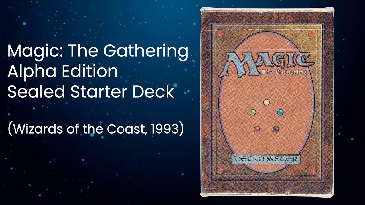 Magic: The Gathering Alpha Edition Sealed Starter Deck