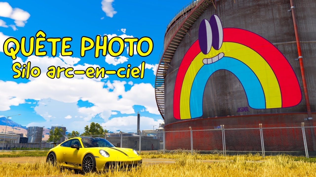 PHOTO 911 SILO ARC EN CIEL THE CREW MOTORFEST