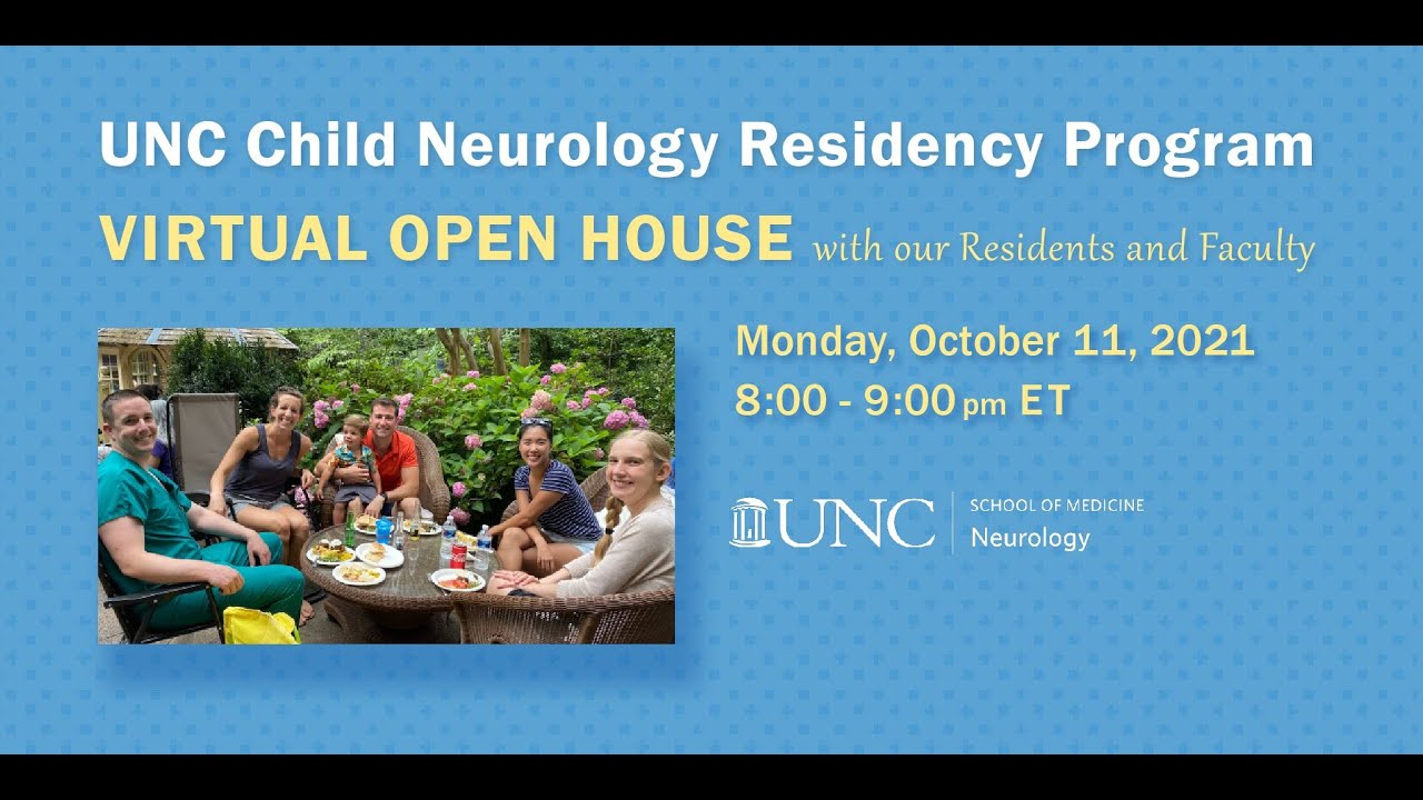 Child Neurology Residency Program Open House 2021