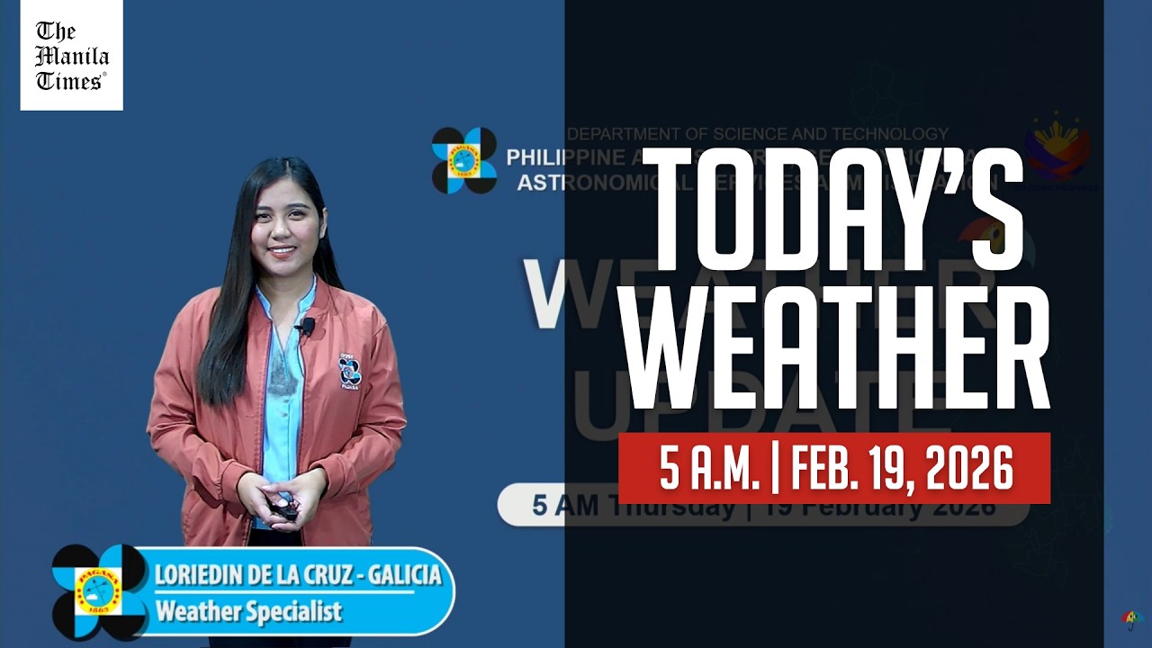 Today's Weather, 5 A.M. | Feb. 19, 2026