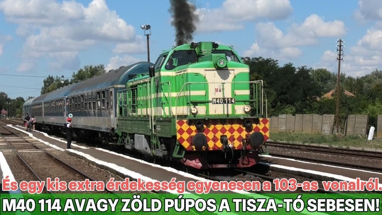 2025.07.19. A NYÁR SZENZÁCIÓJA: Tisza-Tó Sebesvonattal Tiszafüredre. [M40 114] Egyszerűen nincs más!