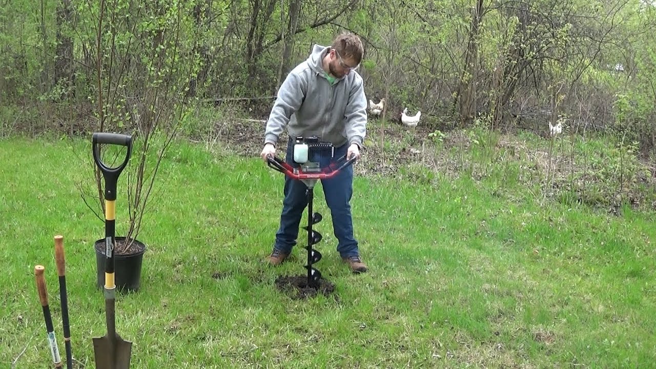 Реальный обзор шнековой головки Harbor Freight 63022 Predator 2 HP 52cc с 6-дюймовым сверлом (апр...