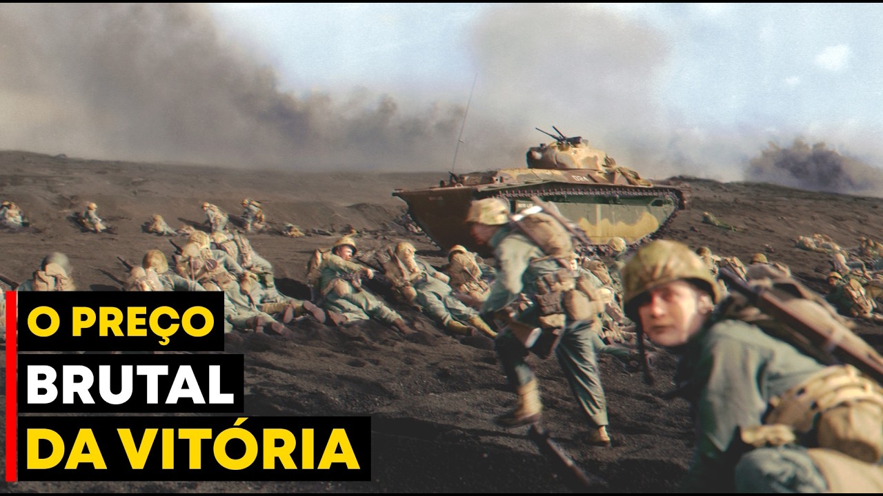 CENAS REAIS! A BATALHA DE IWO JIMA - INFERNO NO PACÍFICO (DOCUMENTÁRIO)