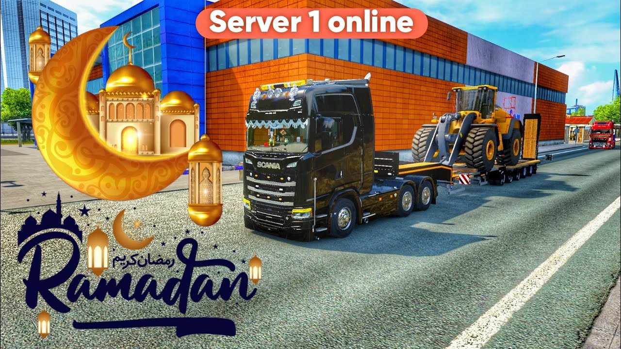گەراینەوە لە سێرفەری ۆنلاین  euro truck simulator 2 شەوانی رەمەزان. لایک سەبسکرایب لەبیرمەکەن 
