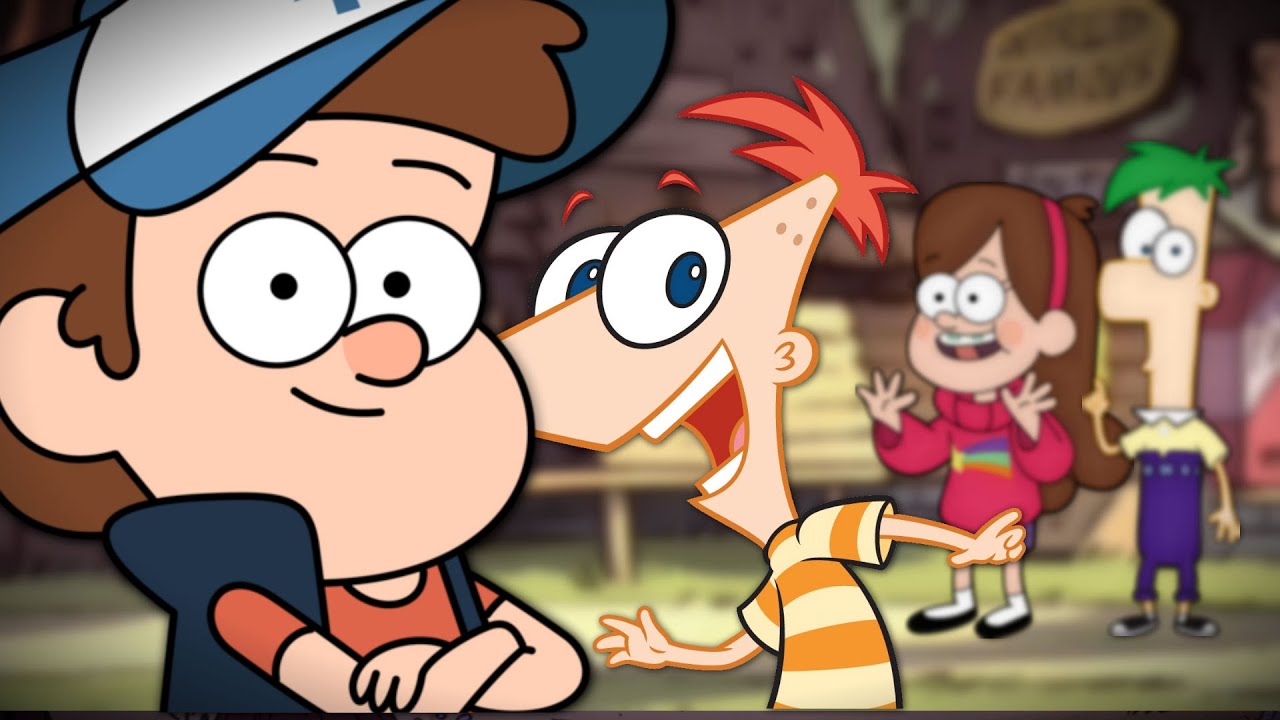 Dipper Pines vs Phineas Flynn - Epic Cartoon Made Rap Battles Season 2