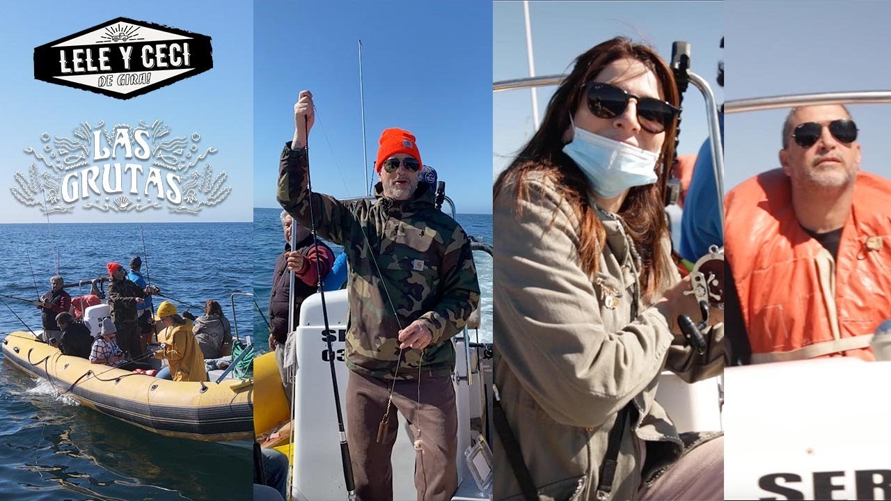 Día de Pesca en las Grutas - Lele y Ceci de Gira