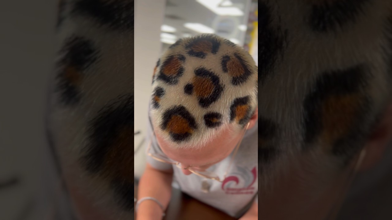 Free hand #leopard #print #hairgoals #haircoloring