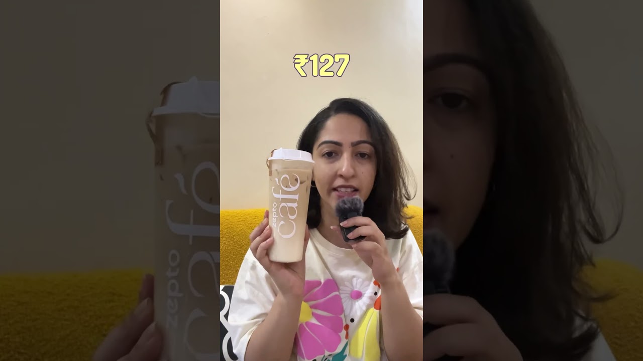 Zepto Cafe Vietnamese Cold Coffee Review 🤢#coldcoffee #food