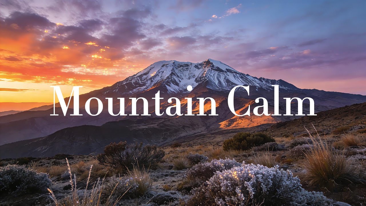 Relaxation Music, Stress Relief, Meditation — Mountain Calm 🌄| Tranquil, Healing, Ambient Soundscape