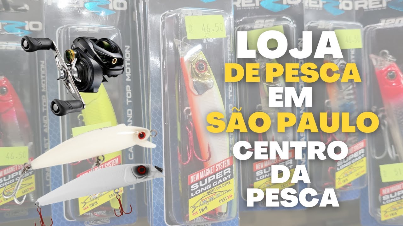 Visitando Loja de Pesca em São Paulo - Centro da Pesca