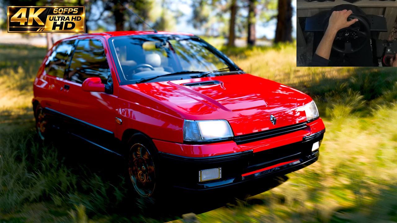 CLIO 1 Wheel Gameplay | Forza Horizon | Thrustmaster T300RS GT
