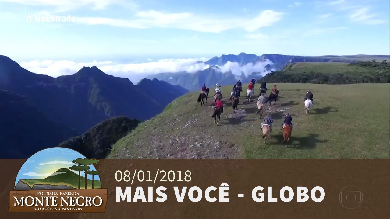 Jimmy Ogro e Nadia Bocchi cavalgam para visitar o cânion Monte Negro