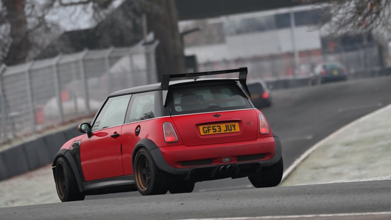 R53 Mini Cooper S - Oulton Park, Winter Trackday on semi slicks