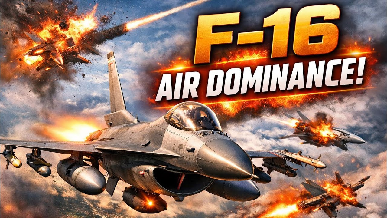 F-16 Air Dominance 🔥 Destroying Enemy Fighter Jets | Insane Dogfight